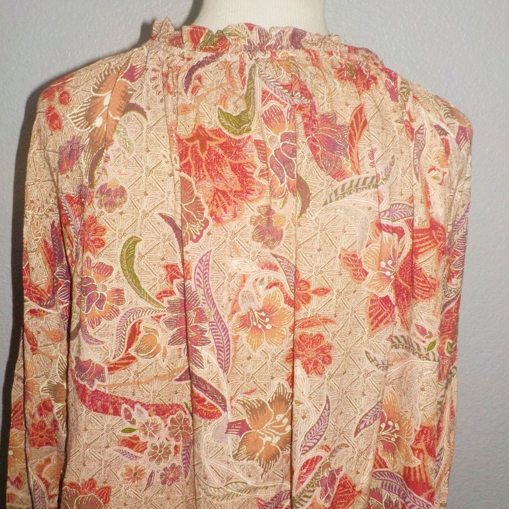 Vici Clothing Ms Size Large Multi-Color Floral Pr… - image 8
